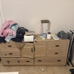 Selling Dressers And Bed Frame 