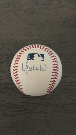 Autographed Mike Leake Baseball