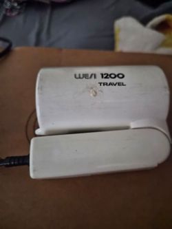 Travel hair dryer use