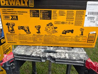 NEW IN BOX DEWALT 20V MAX XR 6-Tool Brushless Combo Kit (DCK695P2)
Price: $695