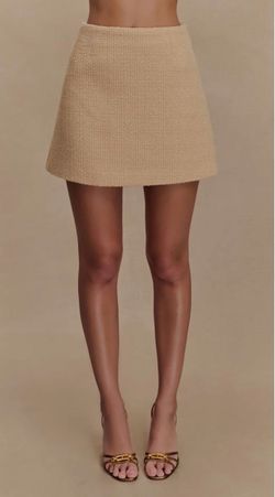 MESHKI Camilla Bouclé Mini Skirt XS