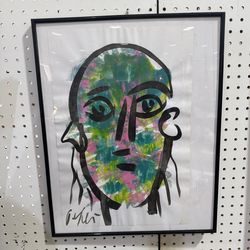 Peter Robert Keil Watercolor Paper Painting 16x20 Framed