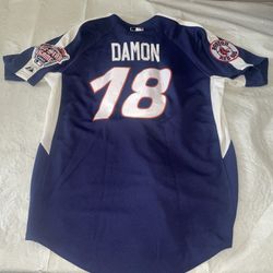 Johnny Damon 2005 All-Star Game Detroit Jersey Men Medium American Blue Majestic