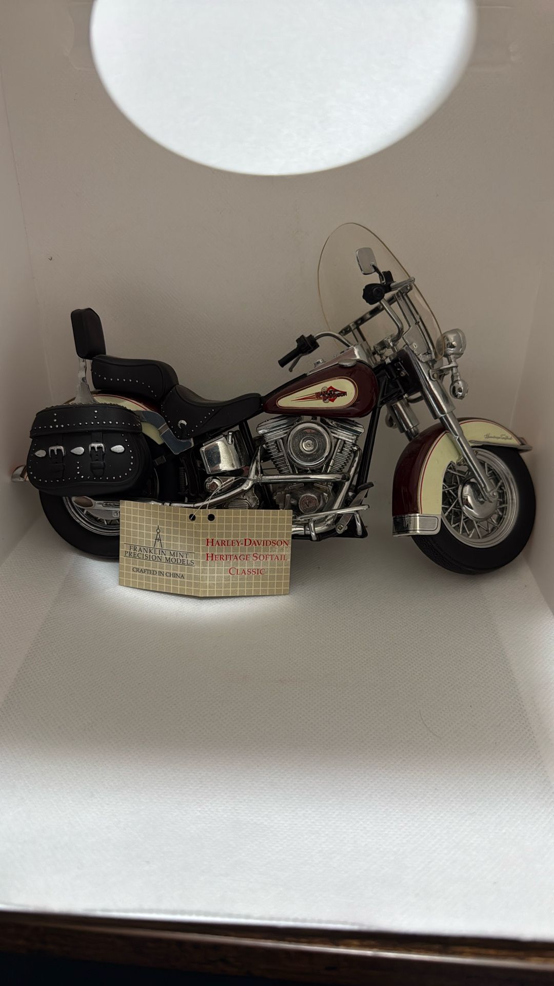 Franklin Mint Harley Davidson Softail.