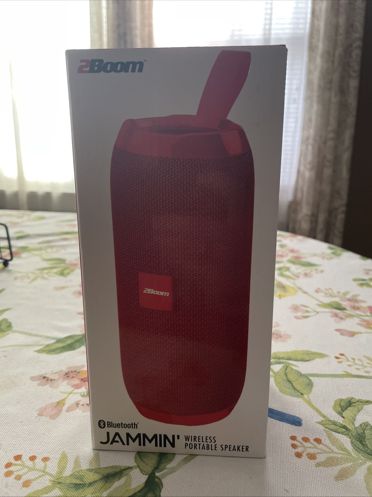 2Boom Jammin’ Bluetooth Speaker – Portable Wireless Speaker with Deep Bass, Long-Lasting Battery, and True Wireless Stereo Pairing