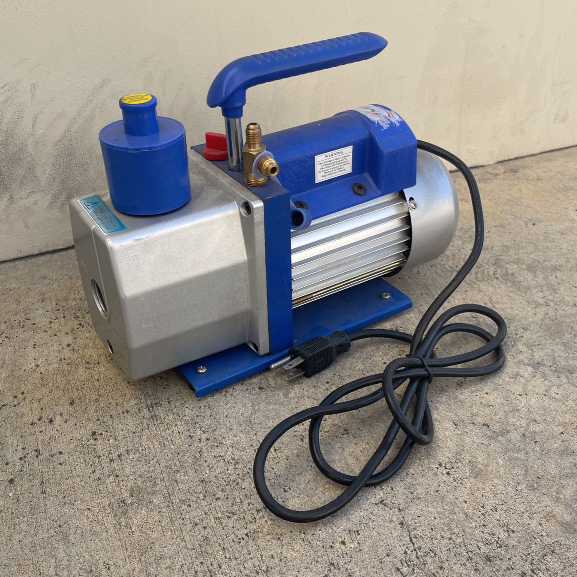 5cfm Rotary Vane HVAC Air Vacuum Pump with Oil Bottle   