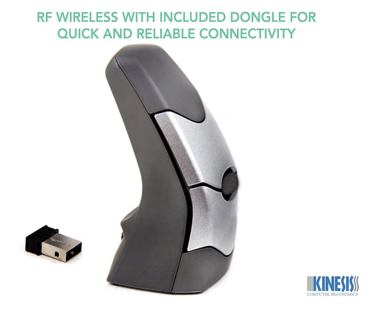 KINESIS DXT2 Ergonomic Vertical Mouse (RF Wireless) Used
