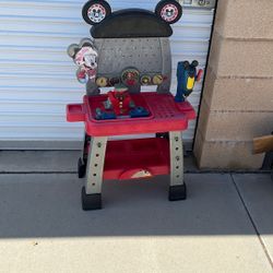 Free Mickey Mouse Toddler Car Work Station 