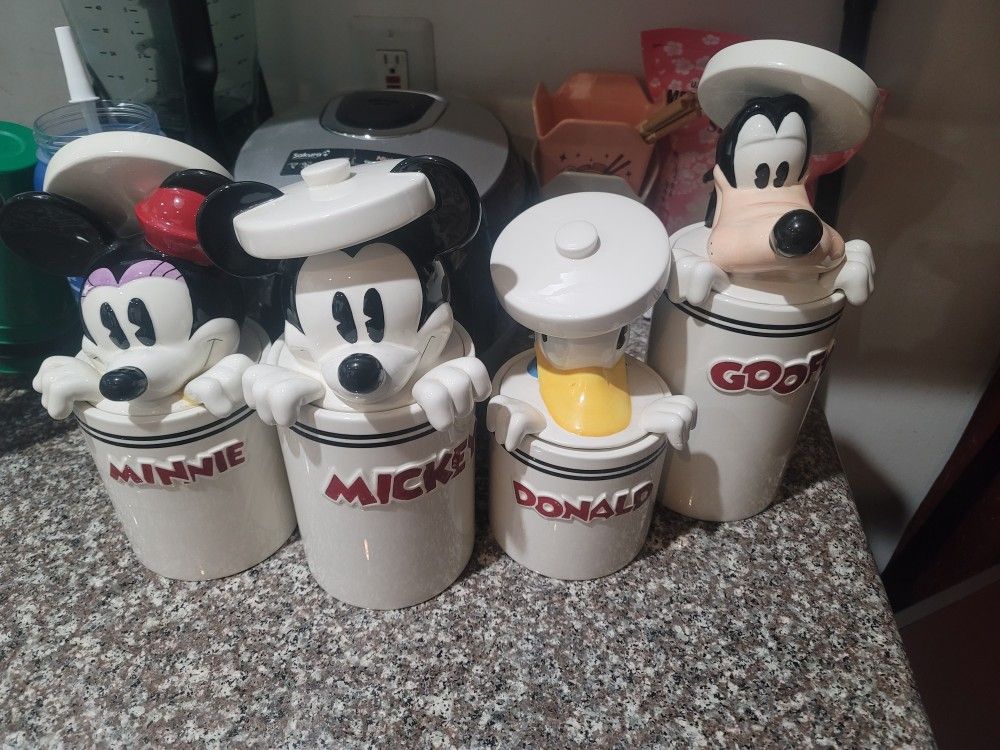 Authentic Marked Disney Canisters Limited Collection