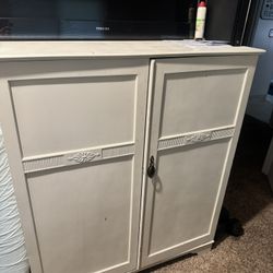 Vintage Valet Armoire