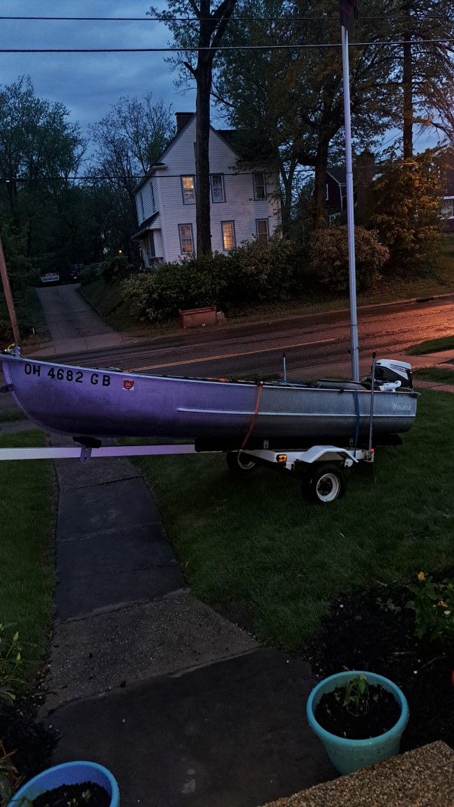 12 FT. BOAT W/ TRAILER