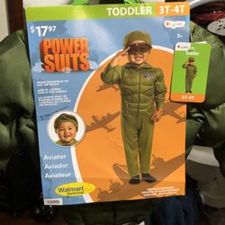 Toddler Boy Halloween Costume Aviator Pilot 