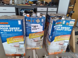 LOT Of Door Drafts And Door Sweeps For Resale