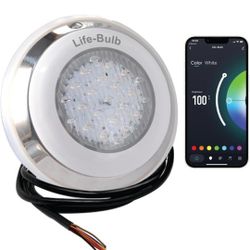 Smart LED Spa Lights, Color Changing Spa Lights with Remote, LED Spa Light Bulb - Hot Tub Light, Compatible App for iOS/Android, 75ft Cable, Lifetime 