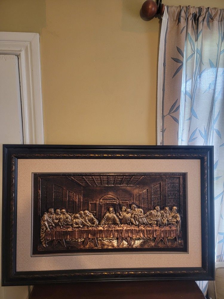 The Last Supper Framed Picture 29x45 