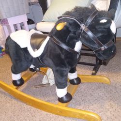Crysha Plush Rocking Horse 