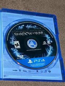 PlayStation Video Games PS4 PS5 Middle Earth Shadow Of War