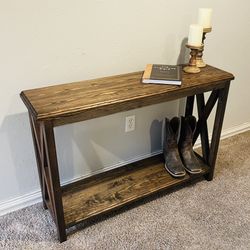 New Farmhouse Console Table