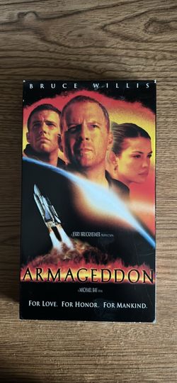 Armageddon VHS Tape Bruce Willis