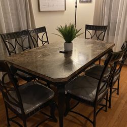 Dining Room Table And Wine Rack