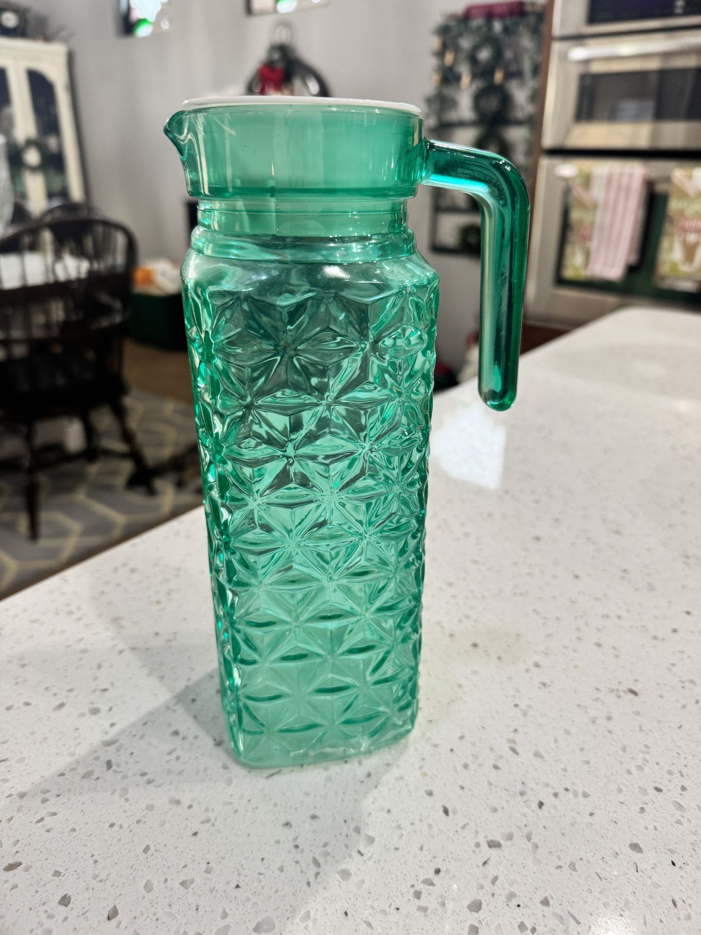 Vintage Style Green Pitcher