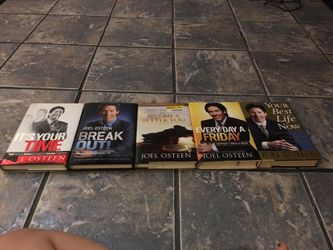 Joel osteen books 5 dollars each