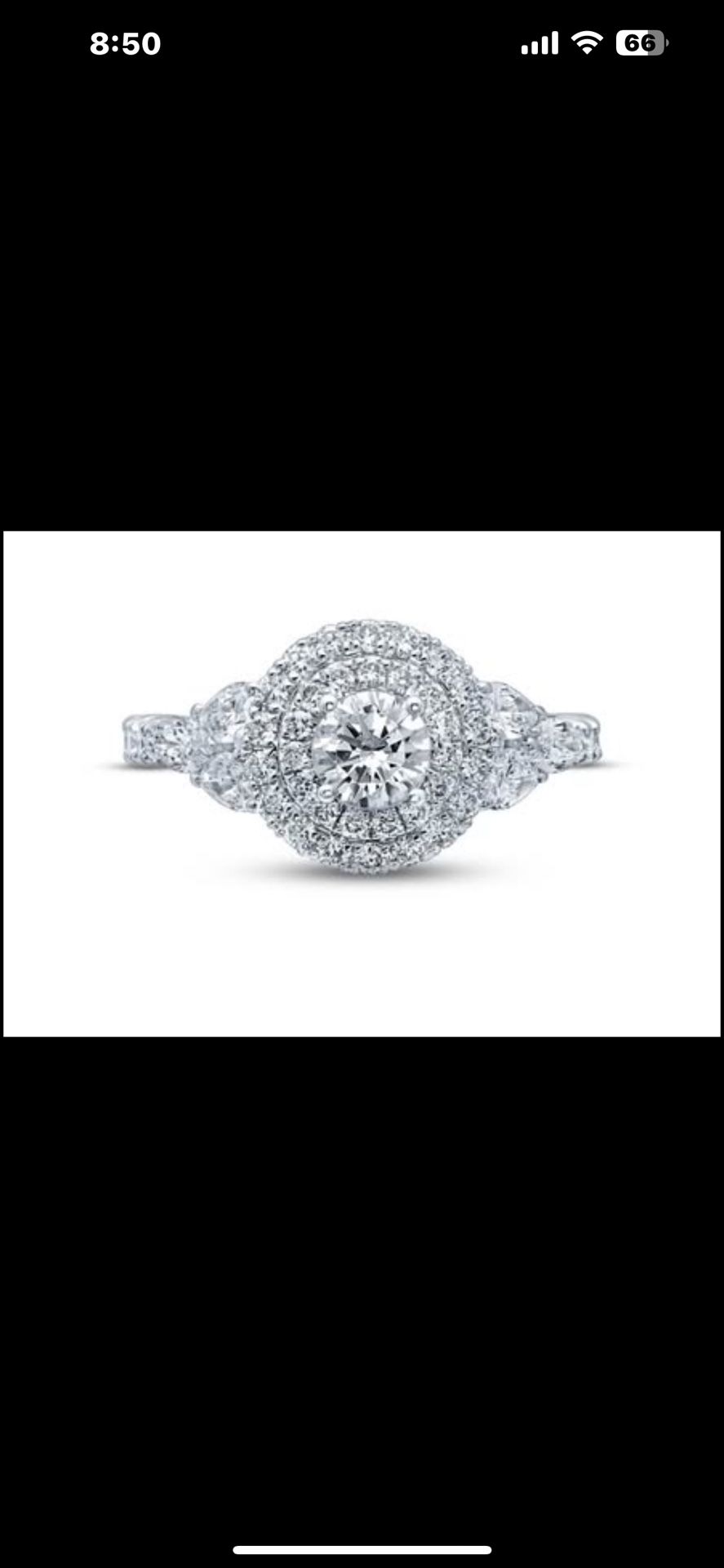 Monique Lhuillier Bliss Diamond Engagement Ring