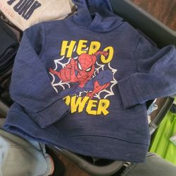 Boys Spiderman Sweater/ Sueter De Spiderman De Niño 