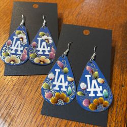 LA Dodgers Earrings 