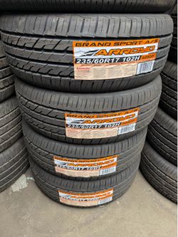 Set 235/60/17 Arroyo Nuevas Instaladas Y Balanciadas Gratis