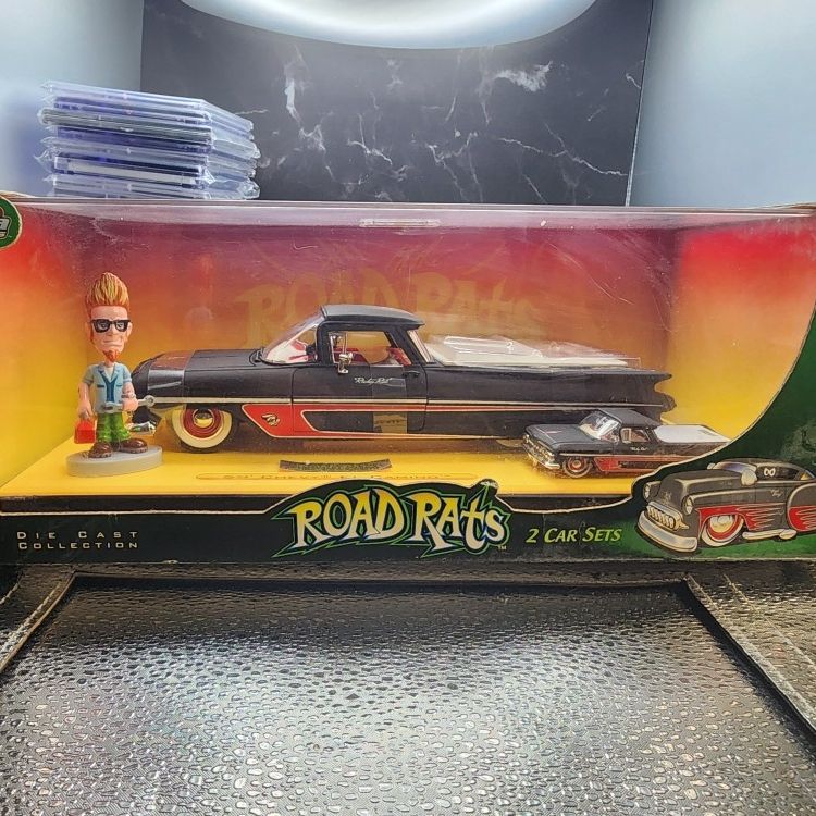 ROAD RATS 1:24 & 1:64 Scale 59' Chevy El Camino 2 Car Set By JADA
