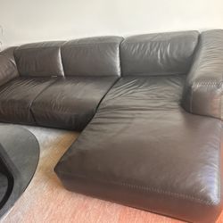 Modloft Leather Couch 