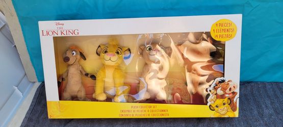 DISNEY Lion King 4 Piece Plushie Set( New)