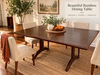 Bamboo Dining Table – $50