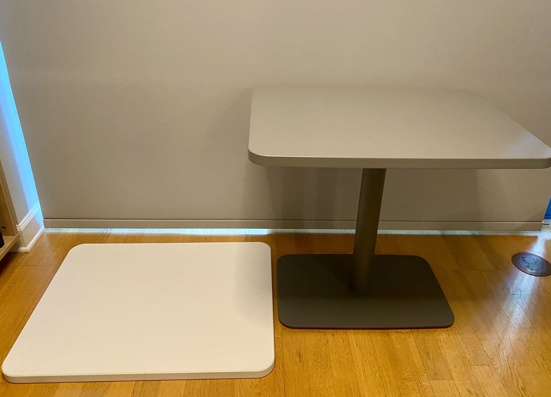 Table, contemporary small laptop desk, dining table with replaceable top