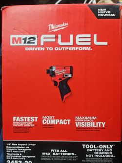.Milwaukee M12 Subcompact Impact Driver (Tool Only)