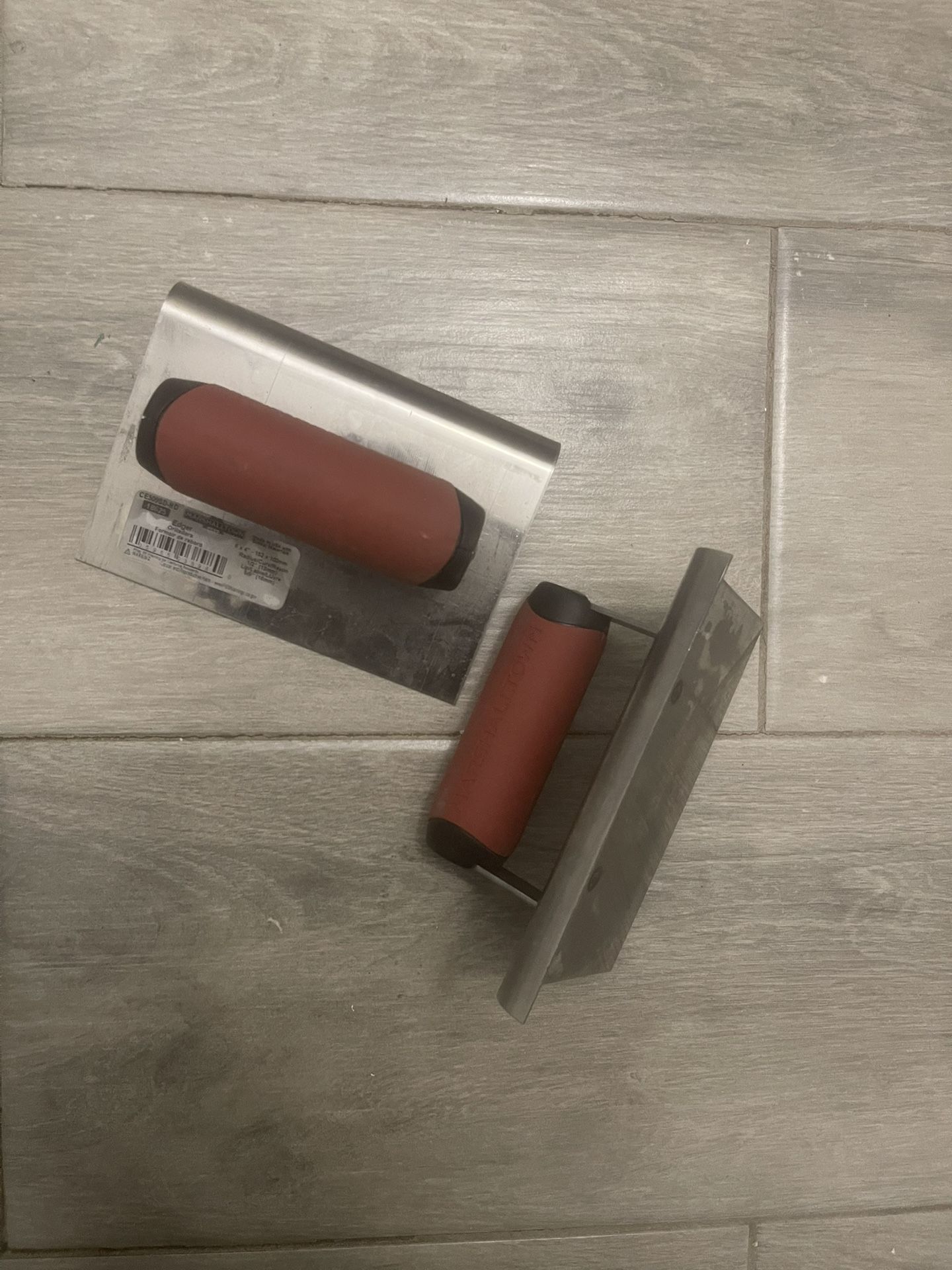 MARSHALLTOWN 6 in. x 4 in. Stainless Steel Edger with 1/2 in. Radius (2-pack)