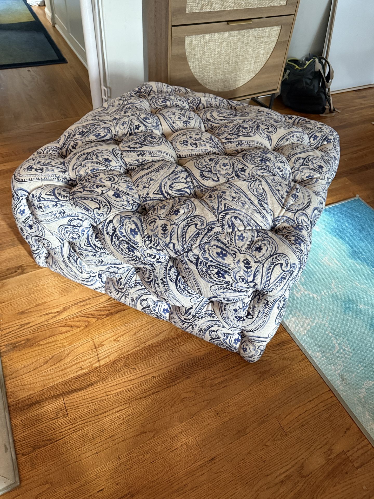 Large Tufted Ottoman