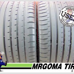 SET OF 2 ACCELERA 285/30/19 USED TIRES 
