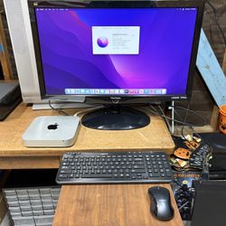 Apple Mac Mini Late 2014 1TB With Monitor 