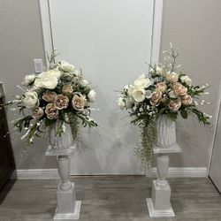 Wedding Floral Flowers Vase And Stands
