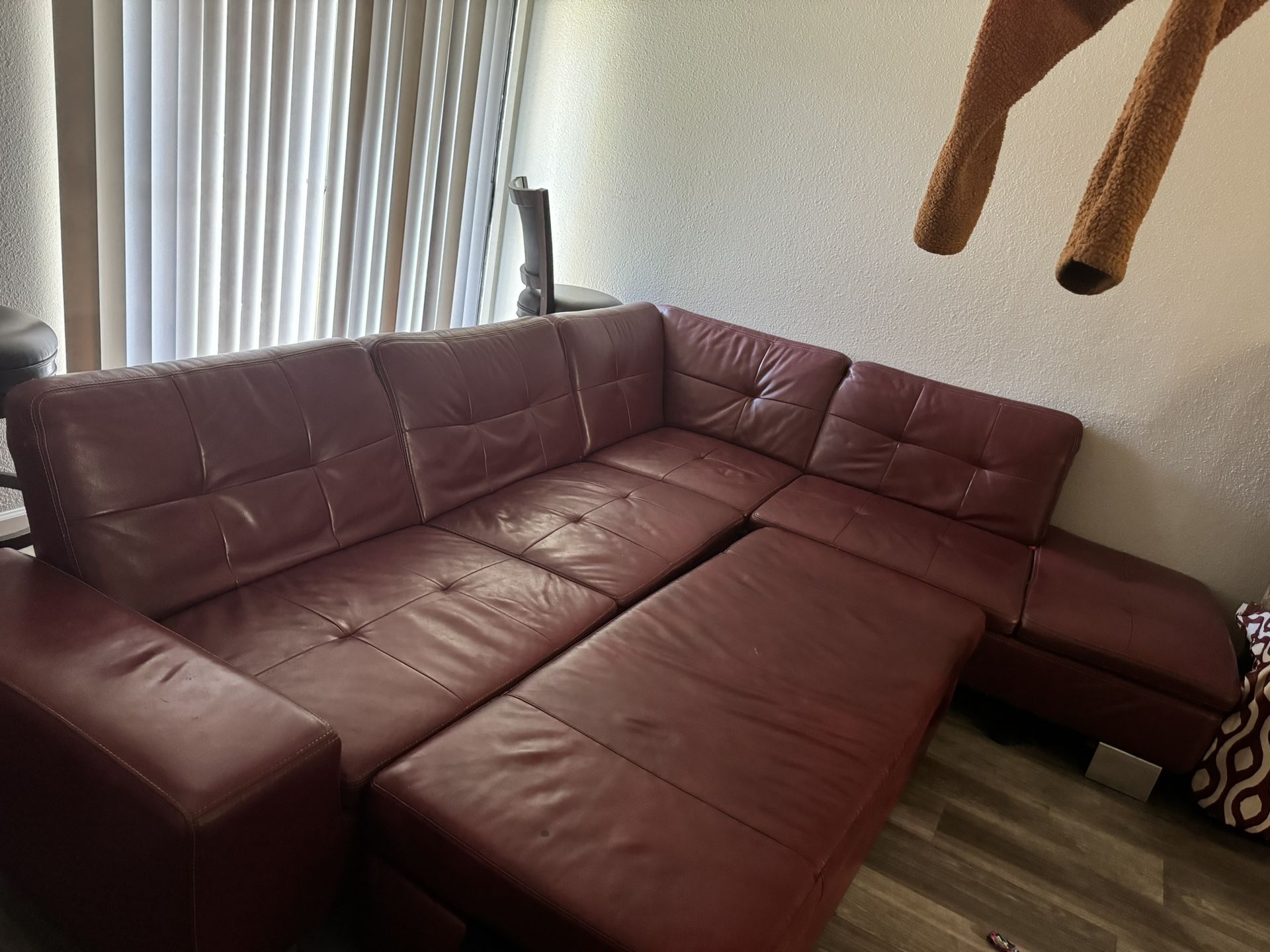 red couch