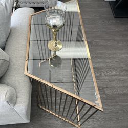 Copper Console Table 
