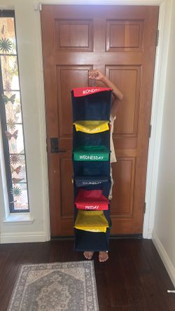 Days of the week clothes organizer
