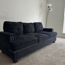 Couch Sofa, Black 