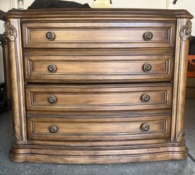 Solid Wood Filing Cabinet.