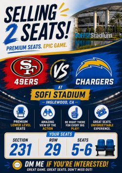 Niners vs Chargers