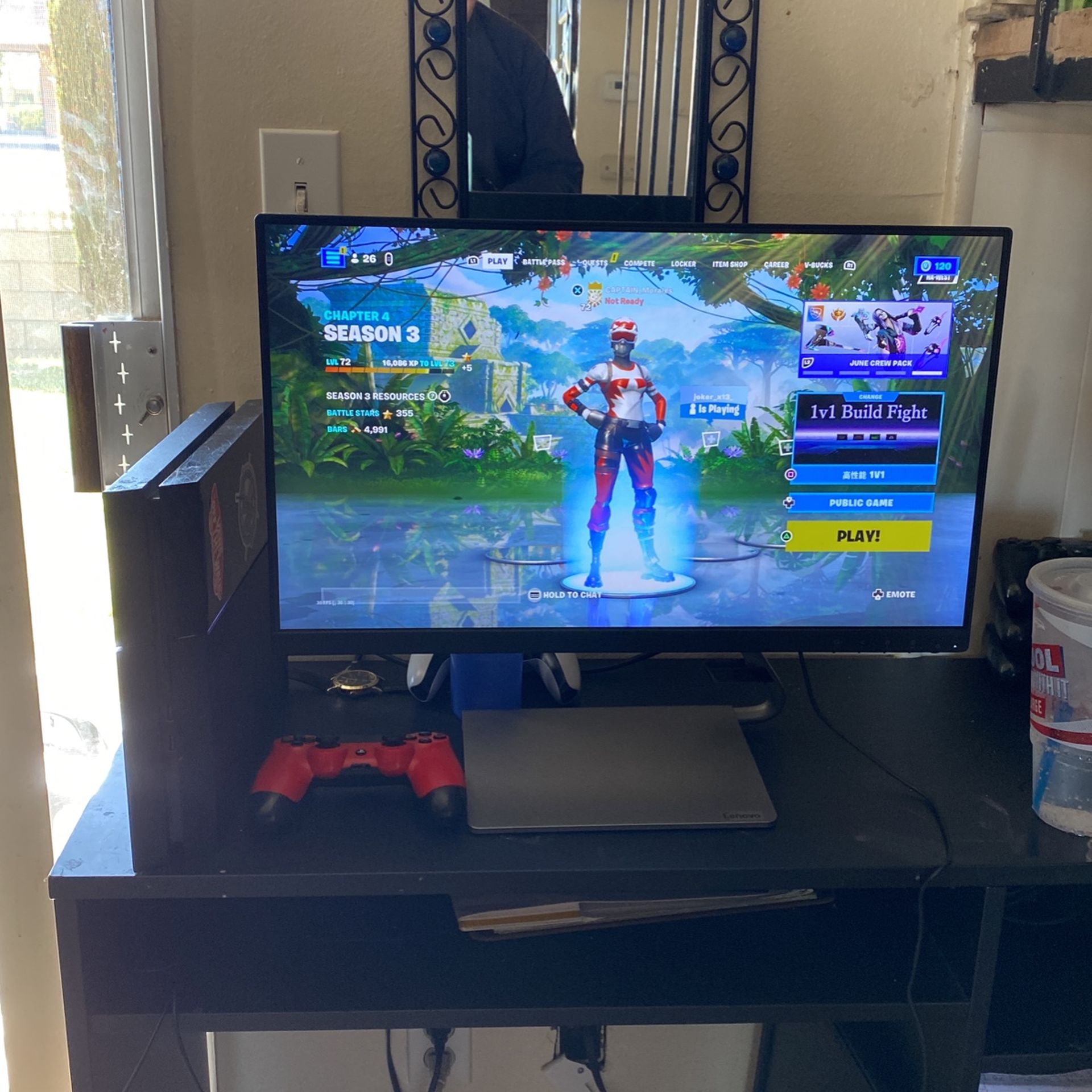Ps4 And Monitor