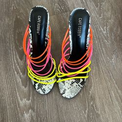 Multicolor Heel Sandals (brand New)