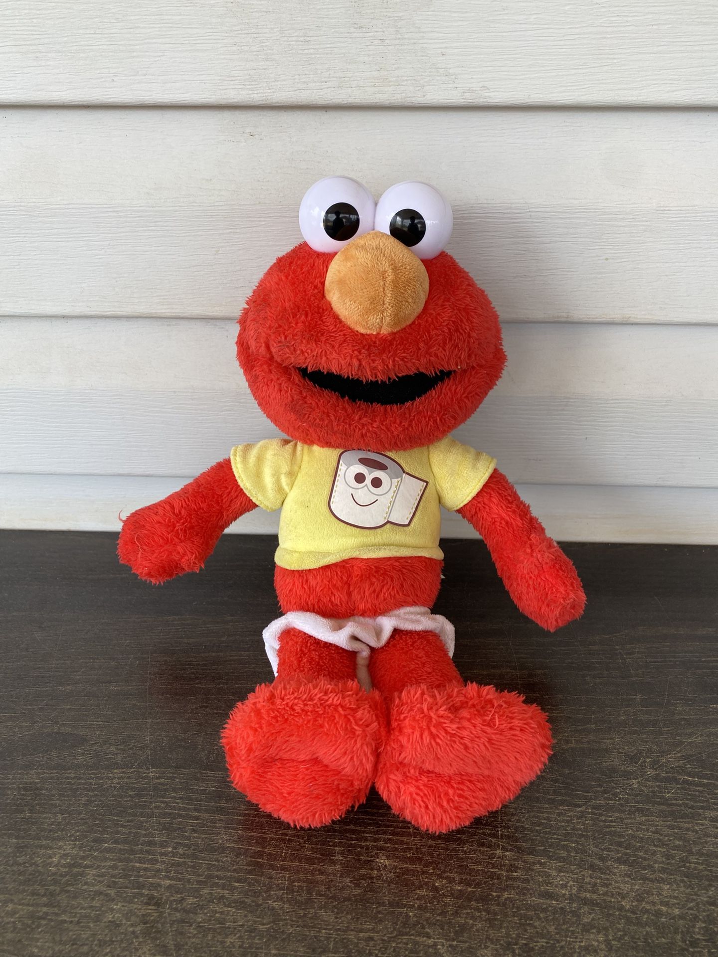 Sesame Street Potty Elmo Toy Plush Talks Sings - Tested Works